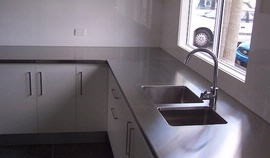 Bench Top with integrated sink